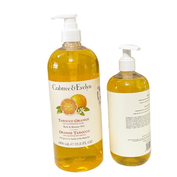 NEW! 33.8 fl Oz HTF Crabtree & Evelyn TAROCCO ORANGE Bath and Shower Gel - Picture 6 of 6